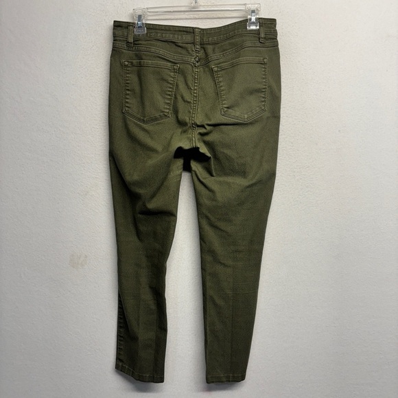 Prana Women’s Olive Green Skinny Pants Jeans 6/28 FLAW - Picture 2 of 7